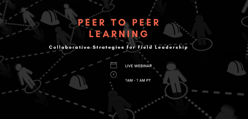 Peer to Peer Learning Event